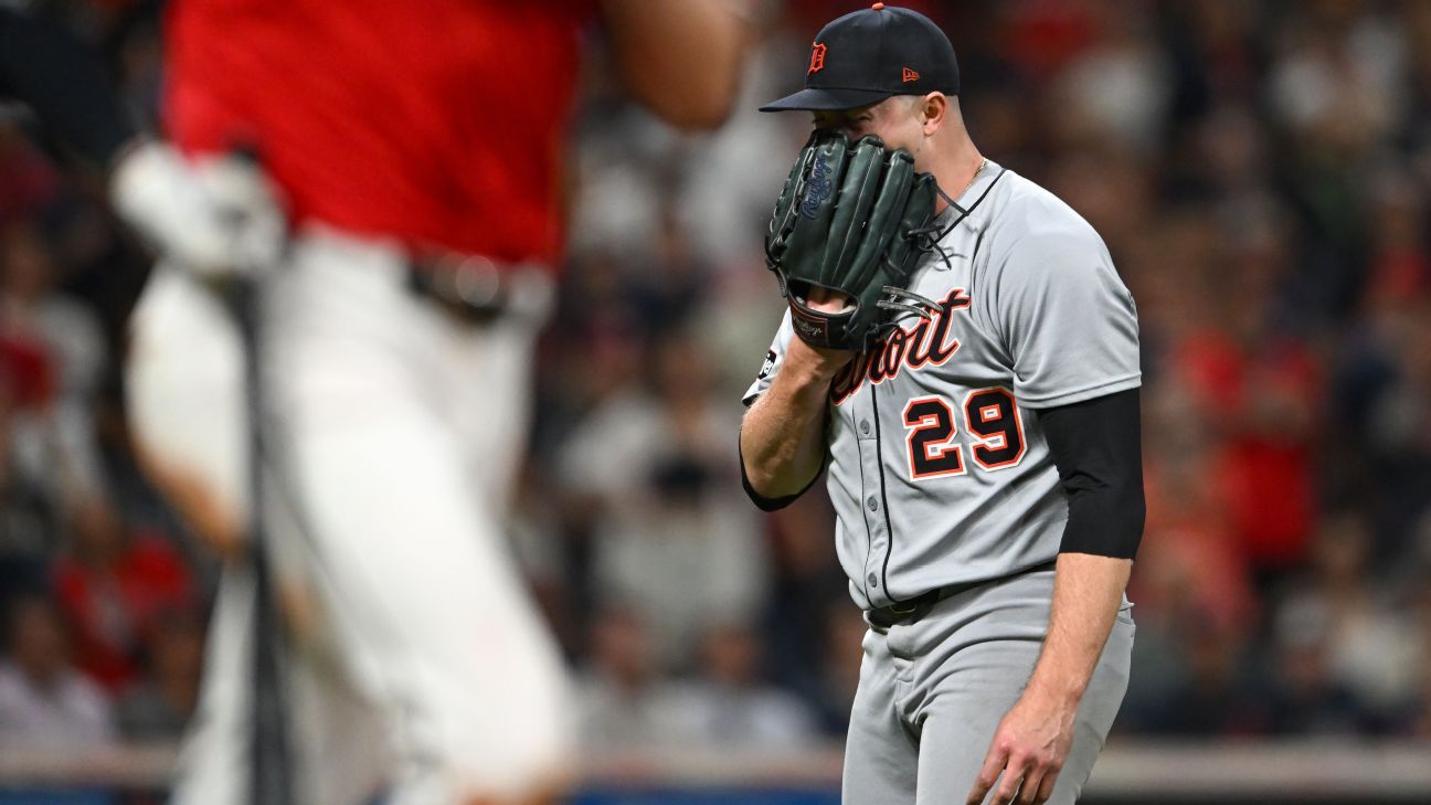 Skubal, Tigers collapse; caught by Guardians in AL Central